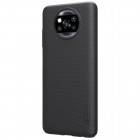 Xiaomi Poco X3 (X3 Pro) Nillkin Frosted Shield juodas plastikinis dėklas
