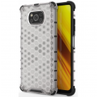 Xiaomi Poco X3 (X3 Pro) "Mofan" Honeycomb sustiprintos apsaugos plastiko dėklas - skaidrus