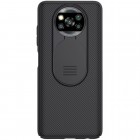 Xiaomi Poco X3 (X3 Pro) Nillkin CamShield juodas dėklas, nugarėlė su kameros apsauga