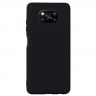 Xiaomi Poco X3 (X3 Pro) Shell kieto silikono TPU juodas dėklas - nugarėlė