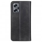 Xiaomi Poco X4 GT (Redmi Note 11T Pro, Redmi Note 11T Pro+) „Split“ juodas odinis atverčiamas dėklas - knygutė
