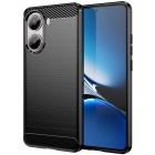 Poco X7 Pro 5G, Redmi Turbo 4 5G „Carbon“ kieto silikono TPU juodas dėklas - nugarėlė