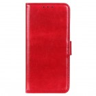 Xiaomi Redmi 10C atverčiamas raudonas odinis dėklas - piniginė
