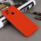 Xiaomi Redmi 10C Shell kieto silikono TPU raudonas dėklas - nugarėlė