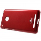 Xiaomi Redmi 3s raudonas Mercury kieto silikono (TPU) dėklas - nugarėlė