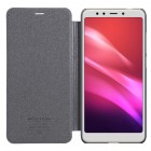 Xiaomi Redmi 5 pilkas odinis atverčiamas Nillkin Sparkle dėklas