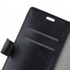 Xiaomi Redmi 6 Pro (Mi A2 Lite) atverčiamas juodas odinis dėklas, knygutė - piniginė