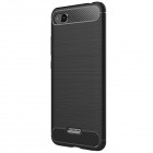 Xiaomi Redmi 6A „Carbon“ kieto silikono TPU juodas dėklas - nugarėlė