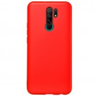 Xiaomi Redmi 9 Shell kieto silikono TPU raudonas dėklas - nugarėlė