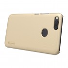 Nillkin Frosted Shield Xiaomi Mi A1 ir Mi 5X auksinis plastikinis dėklas + apsauginė ekrano plėvelė