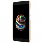 Nillkin Frosted Shield Xiaomi Mi A1 ir Mi 5X auksinis plastikinis dėklas + apsauginė ekrano plėvelė