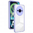 Xiaomi Redmi A3 (Poco C61) „Candy“ skaidrus violetinis kieto silikono (TPU) dėklas
