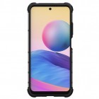 Honeycomb sustiprintos apsaugos Xiaomi Poco M3 Pro (Redmi Note 10 5G) skaidrus kieto silikono (TPU) ir plastiko dėklas 