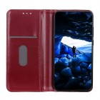 Xiaomi Redmi Note 10S (Note 10 4G) bordo odinis atverčiamas dėklas - knygutė su magnetu