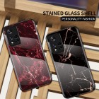 Xiaomi Poco M4 Pro (Redmi Note 11 5G) „Marble“ kieto silikono TPU raudonas dėklas - nugarėlė