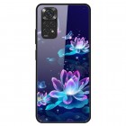 Xiaomi Redmi Note 11 Pro „Marble“ kieto silikono TPU mėlynas dėklas - nugarėlė