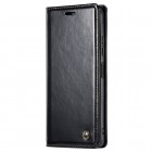 Xiaomi Redmi Note 12 Pro+ 5G „CaseMe“ Leather solidus atverčiamas juodas odinis dėklas - knygutė