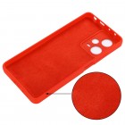 Xiaomi Redmi Note 12 Pro+ 5G Shell kieto silikono TPU raudonas dėklas - nugarėlė