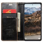 Xiaomi Redmi Note 12 Pro (Poco X5 Pro) „CaseMe“ Leather solidus atverčiamas rudas odinis dėklas - knygutė