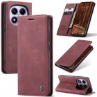 Xiaomi Redmi Note 14 Pro 4G CaseMe Retro solidus atverčiamas bordo odinis dėklas - knygutė
