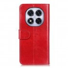 Xiaomi Redmi Note 14 Pro 4G Binfen atverčiamas raudonas odinis dėklas - piniginė