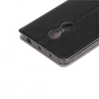 „Mofi“ Rui serijos Xiaomi Redmi Note 4 juodas odinis atverčiamas dėklas
