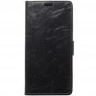 Xiaomi Redmi Note 5 2018 (Redmi Note 5 Pro) atverčiamas juodas odinis dėklas, knygutė - piniginė