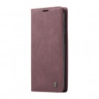 Xiaomi Redmi Note 9 Pro CaseMe Retro solidus atverčiamas bordo odinis dėklas - knygutė