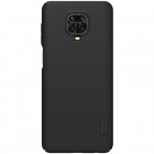 Xiaomi Redmi Note 9 Pro „Nillkin“ Frosted Shield juodas plastikinis dėklas, nugarėlė