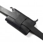 „Zipper“ universali juoda odinė įmautė - piniginė (XXL dydis)