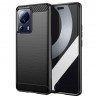 Xiaomi Lite 13 „Carbon“ kieto silikono TPU juodas dėklas - nugarėlė | Priedai.lt