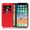 Apple iPhone 11 Pro Max raudonas odinis atverčiamas dėklas