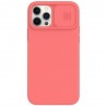 Apple iPhone 12 (12 Pro) „Nillkin“ CamShield MagSafe rožinis dėklas, nugarėlė su kameros apsauga