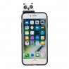 Apple iPhone 7 (iPhone 8, SE 2020) „Squezy“ Boy Panda kieto silikono TPU juodas dėklas - nugarėlė