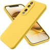 Huawei Honor 90 Shell kieto silikono (TPU) dėklas geltonas - nugarėlė
