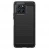 Huawei Honor X6 „Carbon“ kieto silikono TPU juodas dėklas - nugarėlė