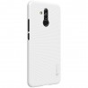 Huawei Mate 20 Lite Nillkin Frosted Shield baltas plastikinis dėklas