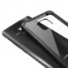 Huawei Mate 20 Pro Cocose skaidrus juodos spalvos apvadais kieto silikono (TPU) dėklas