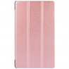 Huawei MediaPad M3 Lite 8.0 atverčiamas rožinės spalvos odinis dėklas - knygutė