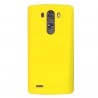 LG G3 S D722 plastikinis geltonas dėklas - nugarėlė