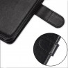 LG Velvet (LM-G900EM) serijos juodas odinis atverčiamas dėklas - knygutė