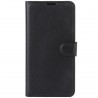 Samsung Galaxy A5 (A500F) atverčiamas juodas odinis dėklas - piniginė