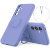 Samsung Galaxy S24 "Dechen" Ring Kickstand kieto silikono (TPU) dėklas - violetinis