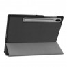 Samsung Galaxy Tab S6 10,5 T865 (T860) atverčiamas juodas odinis dėklas - knygutė (sulankstomas)