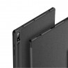 Samsung Galaxy Tab S8 Ultra 14.6" (X900, X906) „Dux Ducis“ Domo atverčiamas juodas odinis dėklas - knygutė su vieta liestukui