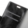 Sony Xperia 10 Plus (XA3 Ultra) atverčiamas juodas odinis dėklas - piniginė
