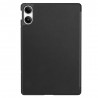 Xiaomi Redmi Pad Pro (Poco Pad) atverčiamas juodas odinis dėklas (sulankstomas)